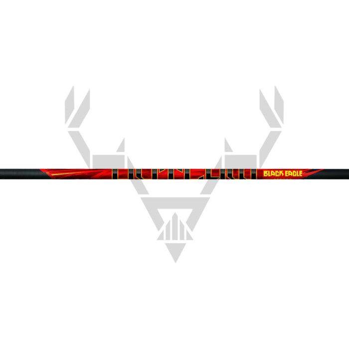 Black Eagle Outlaw hiilikuitunuoli luonnonsulilla