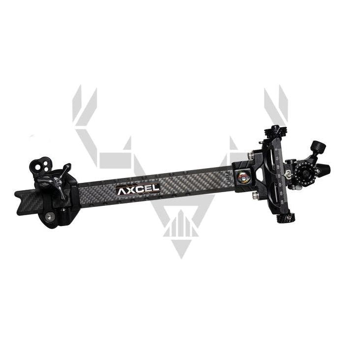 Axcel Achieve XP Variable Range 1.5" Carbon Bar 9" vastakaarijousen tähtäin