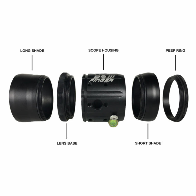 Bowfinger Archery Scope Kit 20/20 Scope 30mm