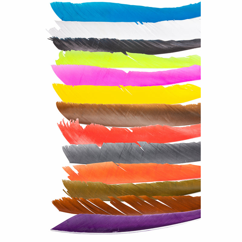 Trueflight Full Length Spiral Wrap Flu-Flu  luonnonsulka