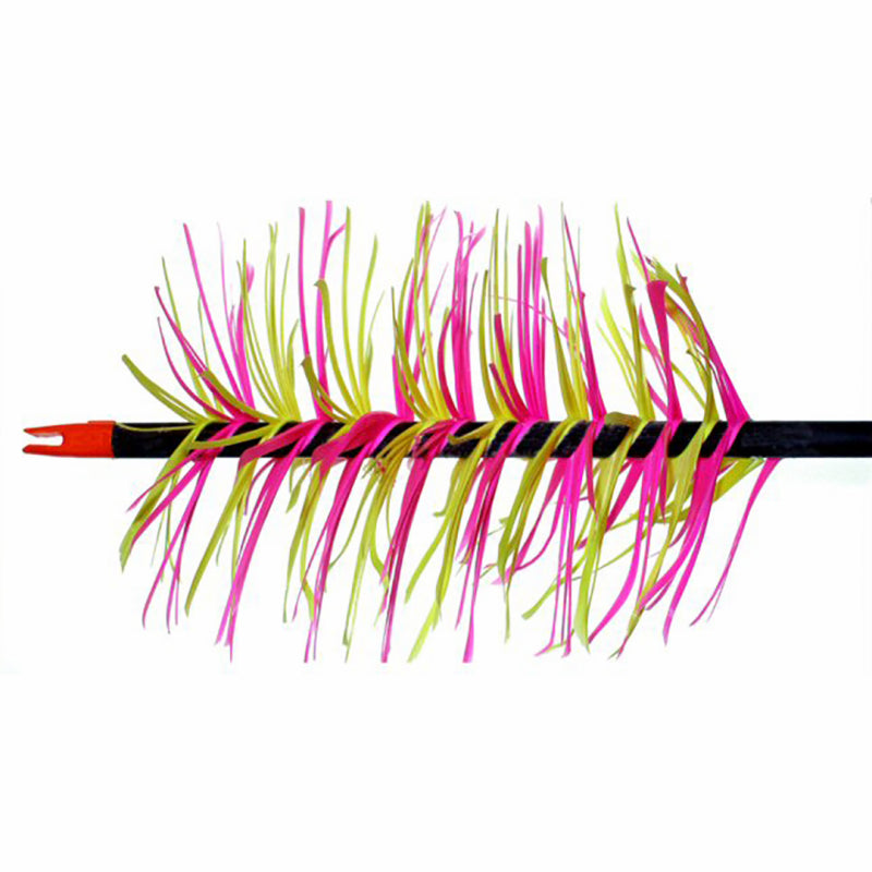 Trueflight Full Length Spiral Wrap Flu-Flu  luonnonsulka