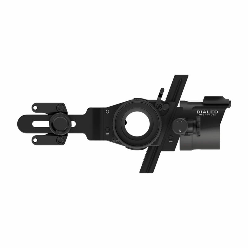 Dialed Archery Prüf Riser Mount Dovetail 3VA Three Pin Vertical Adjustable tähtäin