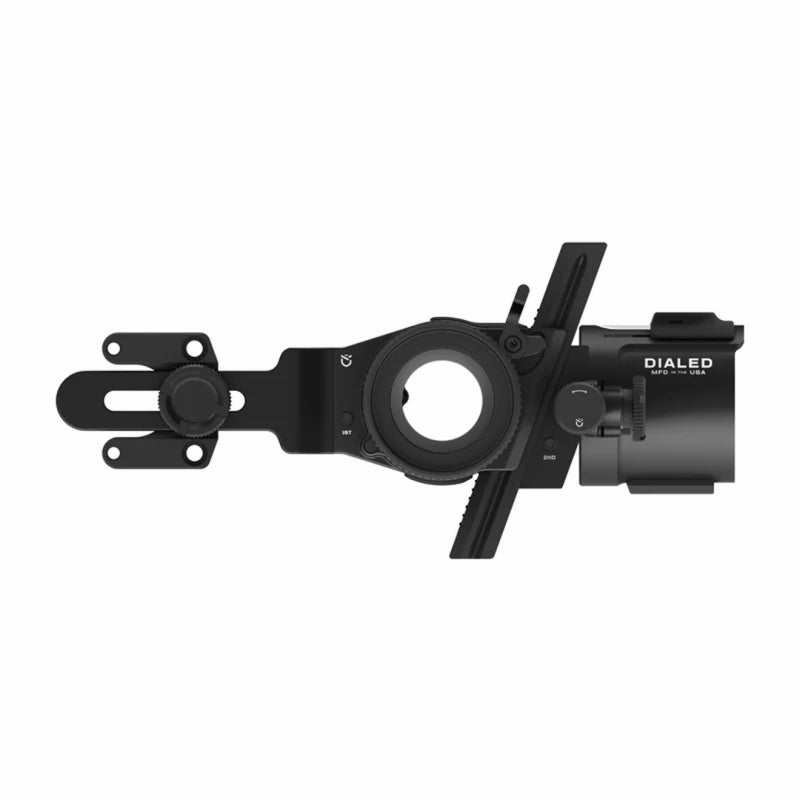 Dialed Archery Prüf Riser Mount Dovetail 5H Five Pin Horizontal tähtäin