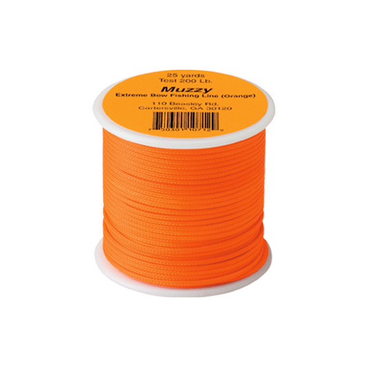 Muzzy Dacron Line – 200 lb Bright Orange kelanaru