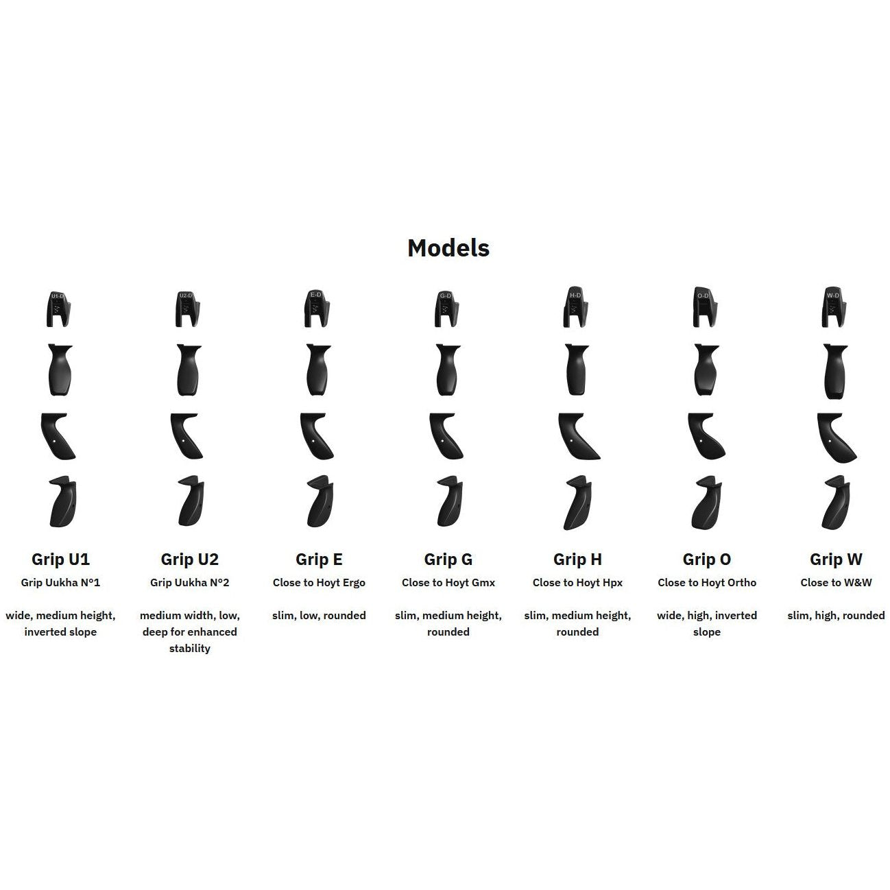 Uukha Xpro3 25" vastakaarijousen keskiosa