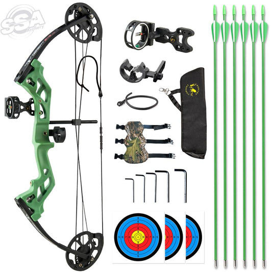 Topoint M3 beginner lasten jousisetti RH Green (varasto)